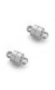 Metal Magnetic clasp 5x12mm - Antique silver